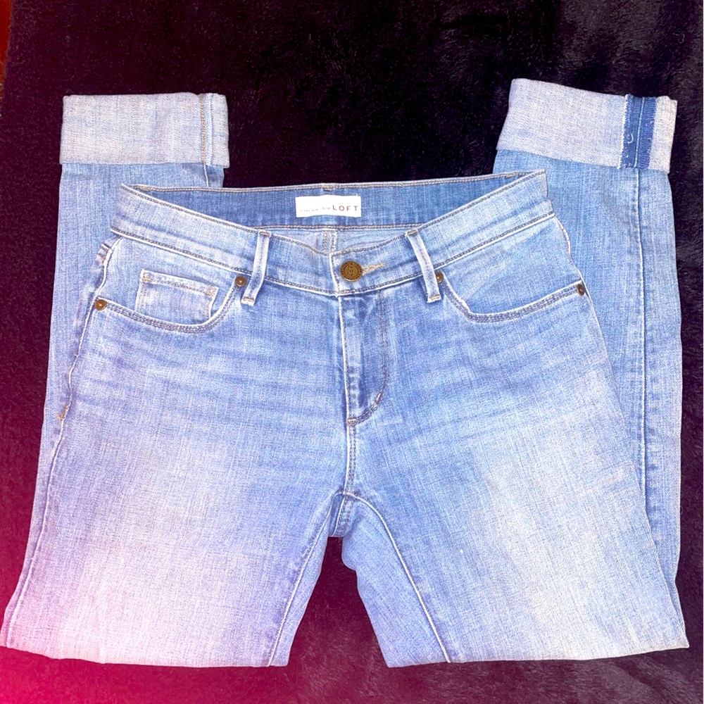 Loft Destress Boyfriend Jeans